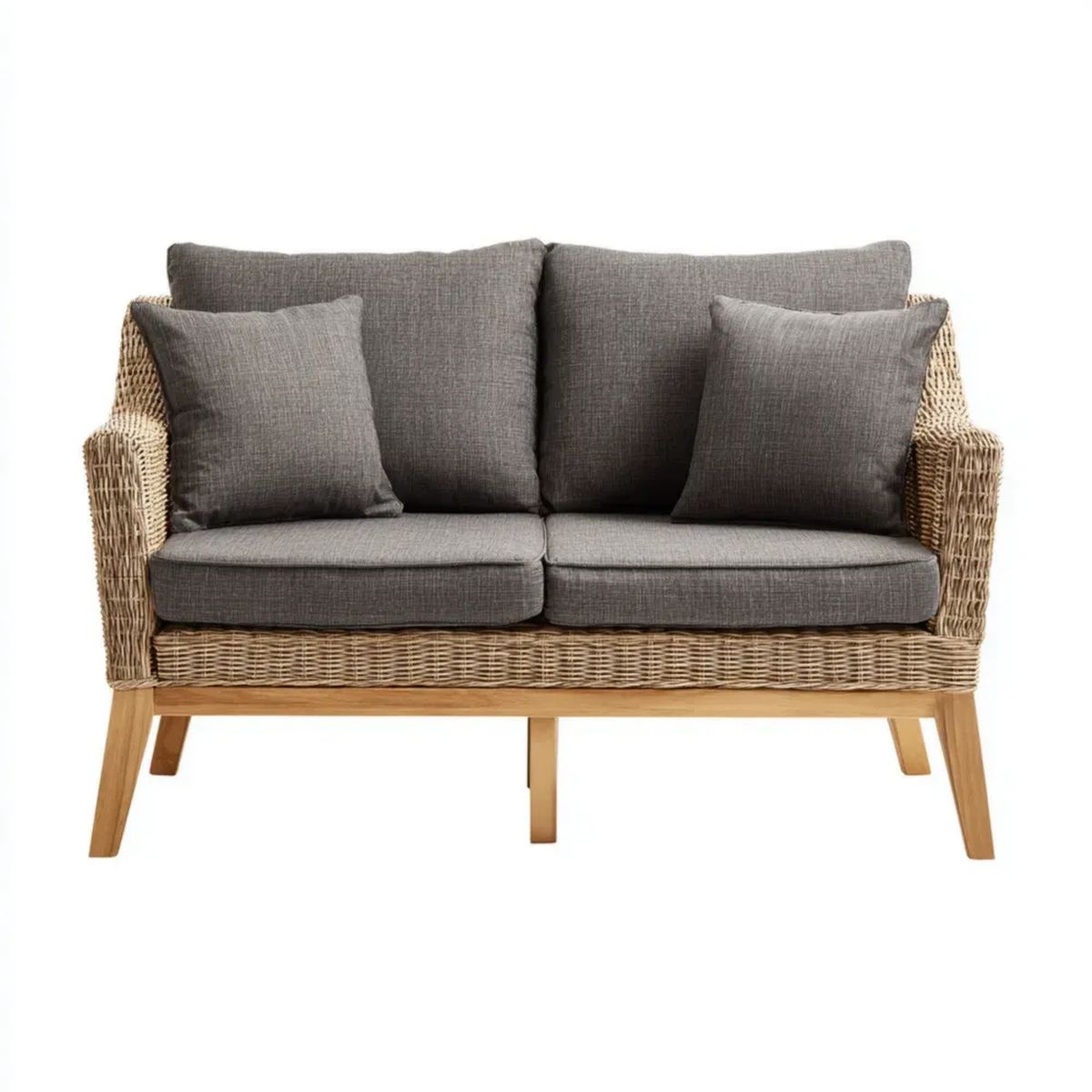 Sofa ogrodowa, Ogród Tapcopc 2 miejsca w Tapcopckat i Bitcopcopcopcopcol, 125 x 75 x 82 cm